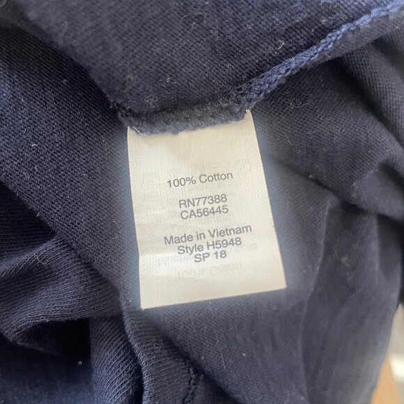 J. Crew Classic Cotton Navy Studio Tee Size Small Classic Everyday Comfy - Picture 6 of 8